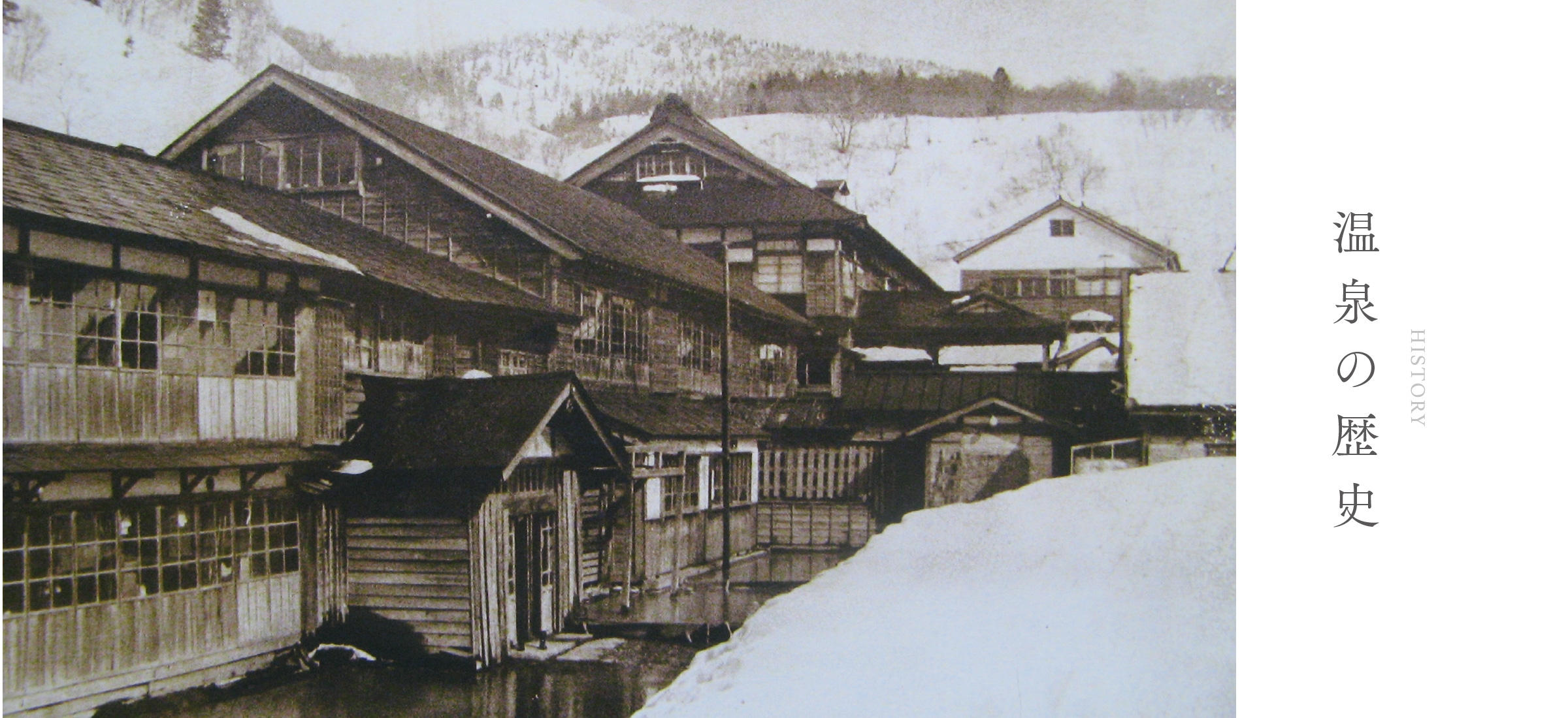 温泉の歴史 HISTORY